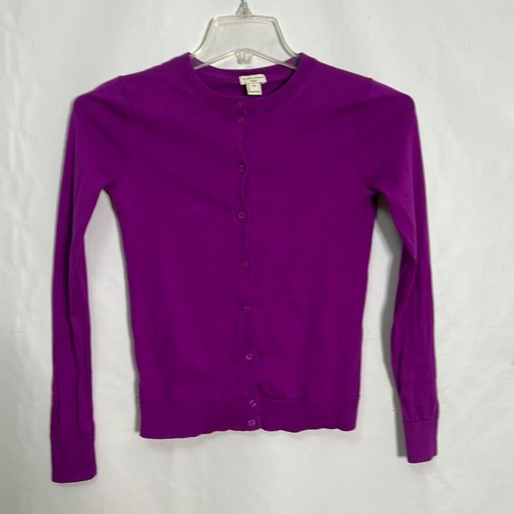 J.CREW THE CARYN CARDIGAN SWEATER SIZE XXS